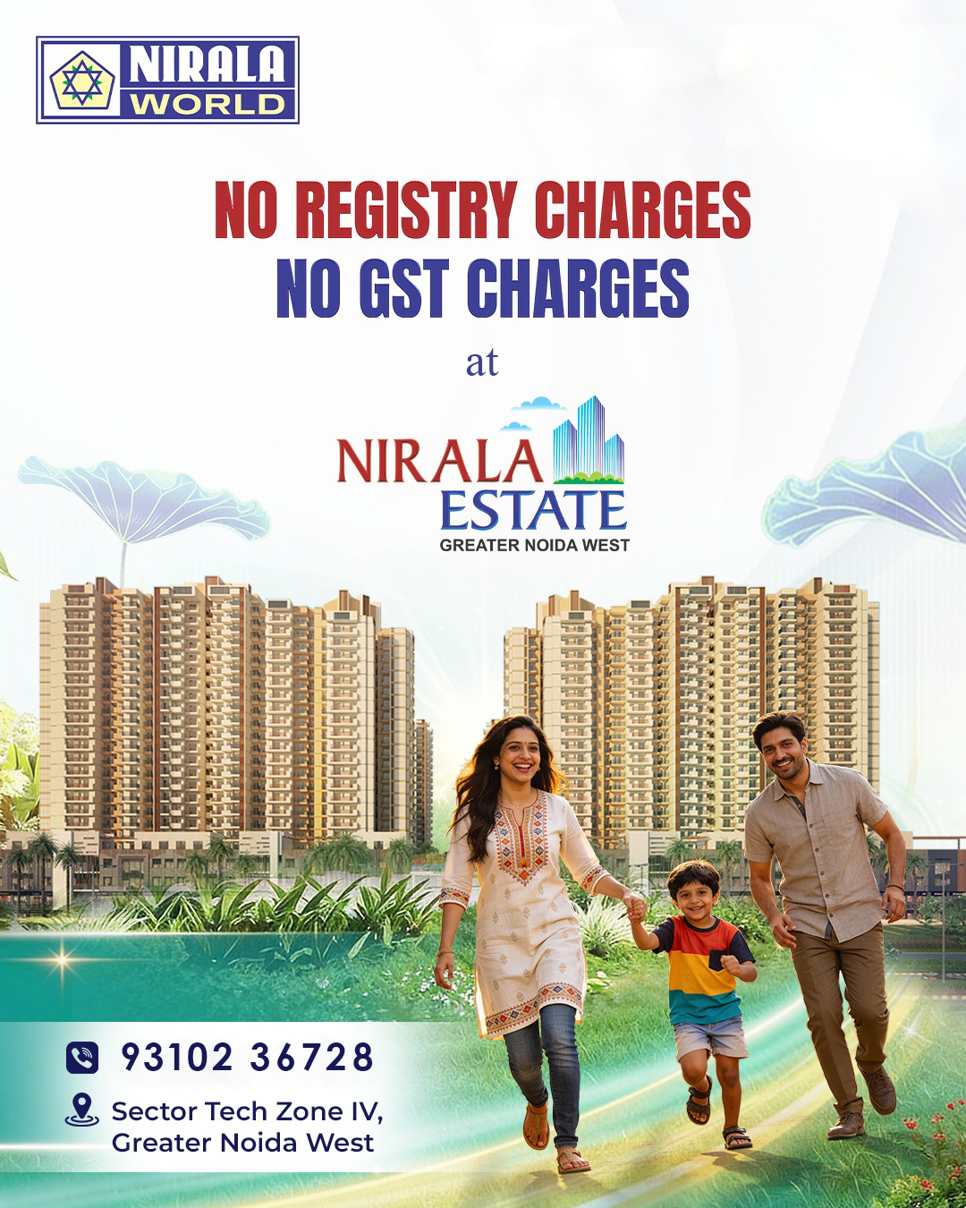 Nirala Estate Techzone 4 - 3 BHK ready-to-move apartments in Greater Noida West